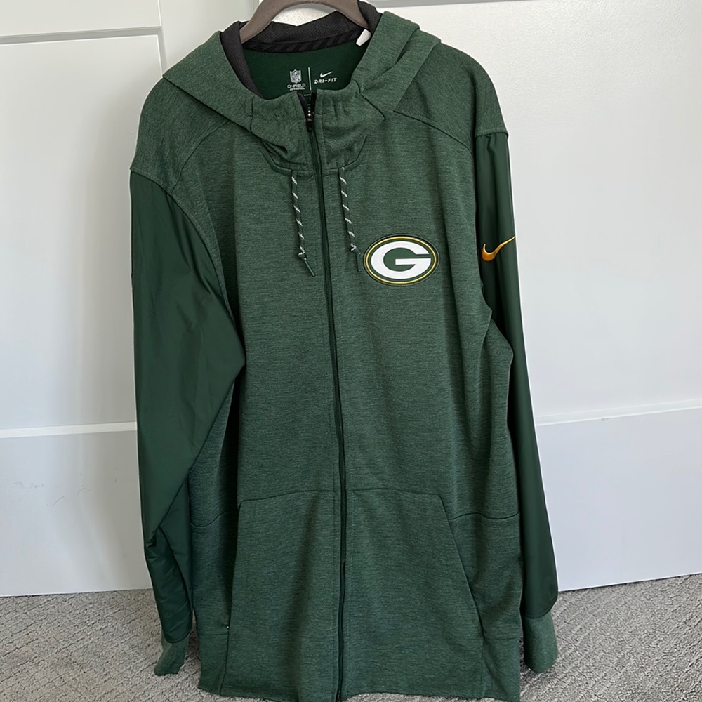 Men’s Green Bay packers sweatshirt zip up hoodie